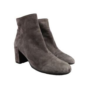 Vince Shoes Womens 9 Booties Fashion Suede Blakely Block Heel Classic Ankle Boot